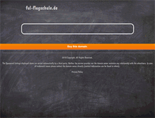 Tablet Screenshot of ful-flugschule.de